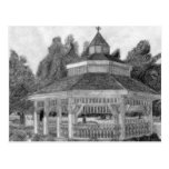 Tipton Park Gazebo in pencil Postcards