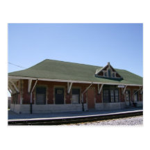 Tipton Train Station Postcard