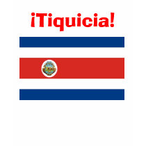 tiquicia, costa_rica_flag, tico, tica, costa rica t-shirts