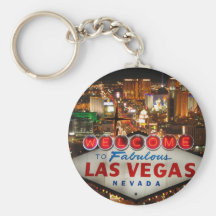 Tira de Las Vegas Llaveros Personalizados