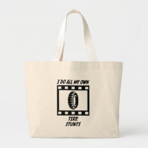 Tire Stunts Canvas Bag