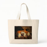 Tired Cowboy Puppies Canvas Bag