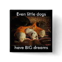Tired Cowboy Puppies buttons
