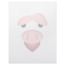 Tired Smiling Pig Face letterhead by mydeas Tired Smiling Pig Face letterhead