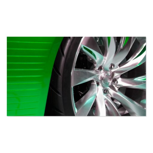 Tires and Rims Business Card Template (front side)