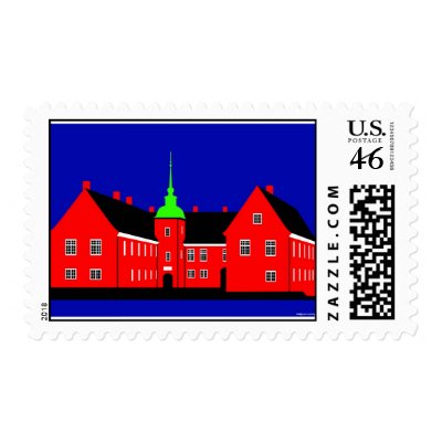 Tirsbaek Manor House - Tirsbæk Gods Postage Stamps by lonvig