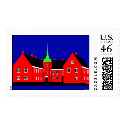 Tirsbaek Manor House - Tirsbæk Gods Postage Stamps by lonvig