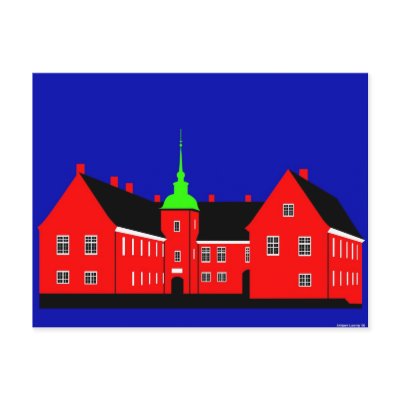 Tirsbaek Manor House - Tirsbæk Gods Post Card by lonvig