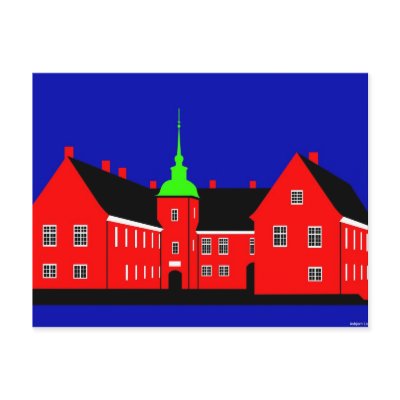 Tirsbaek Manor House - Tirsbæk Gods Postcard by lonvig