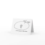 'tis the reason - white greeting card