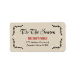Tis The Season Address Labels labels