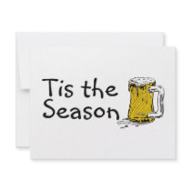 Tis The Season Beer invitations by TeeZazzle Tis The Season Beer invitations