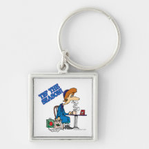 TIS THE SEASON exhausted xmas shopper Key Chains