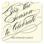 Tis The Season Holiday Gift Stickers stickers