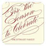 Tis The Season Holiday Gift Stickers stickers