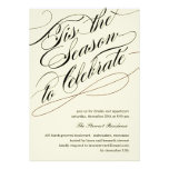 Tis The Season Holiday Party Invitations - Black invitations