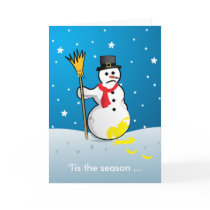 'Tis the season ... Sad Snowman cards