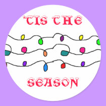 'TIS THE SEASON - stickers