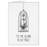 'Tis The Season To Eat Polly Christmas Card