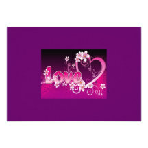 Tischkarte Love Custom Invites