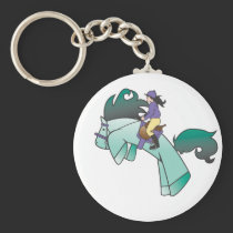 Tisha the Pony and Emma keychains