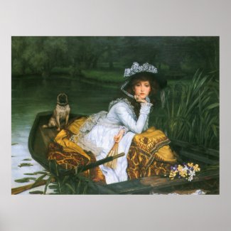 Tissot: Young Lady in a Boat