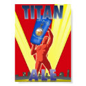 Titan Ale Art Deco Beer Poster posters