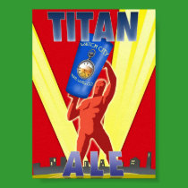 Titan Ale Art Deco Beer Poster posters