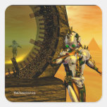 TITAN IN THE DESERT OF HYPERION STICKERS