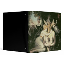 Titania Awakes, Surrounded by Attendant 3 Ring Binders