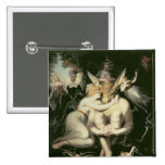 Titania Awakes, Surrounded by Attendant Pinback Buttons