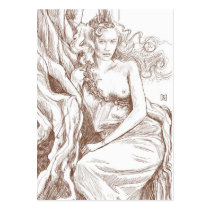 Titania Gift Tag business cards by hiddenrealms Titania Gift Tag business cards