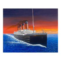 TITANIC Art Print by davidlintonart TITANIC Art Print