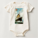 Titanic at Sea Baby  t-shirts