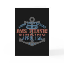 Titanic Sinking 100 Year Anniversary Cards