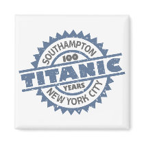 Titanic Sinking 100 Year Anniversary Fridge Magnet