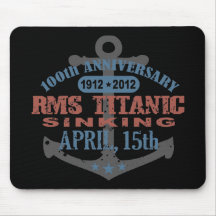 Titanic Sinking 100 Year Anniversary Mouse Pad