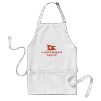 Titanic Sinking GPS Coordinates & White Star Flag Aprons
