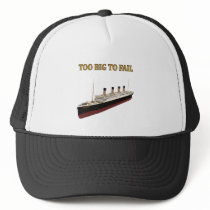 Titanic too big to fail mesh hat