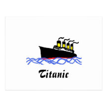Titanic voyage post cards