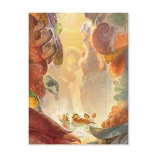 Titans Kitchen postcard