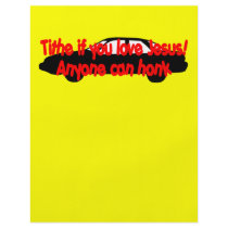 Tithe if you love Jesus! Anyone can honk Custom Flyer
