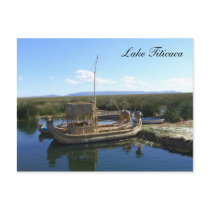 titicaca boat postcards by cardart titicaca boat postcards