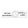 Title Coming Soon Bumper Sticker
