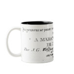 Title Page for 'Sonates pour le clavecin' Coffee Mug