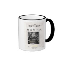 Title page for 'The Odyssey' by Homer Coffee Mug