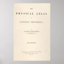 Title Page Physical atlas of natural phenomena Print