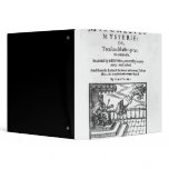 Title page to 'Mischeefes Mysterie 3 Ring Binder