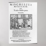 Title page to 'Mischeefes Mysterie or Treasons posters