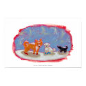 Titled: 12 Boots - fun Winter dog art print